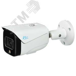 Видеокамера 2МП IP c LED 30м 2,8мм MicroSD, до 256 ГБ IP67 (-40…60) Бел. (RVi-1NCTL2368 (2.8) white) - RVi