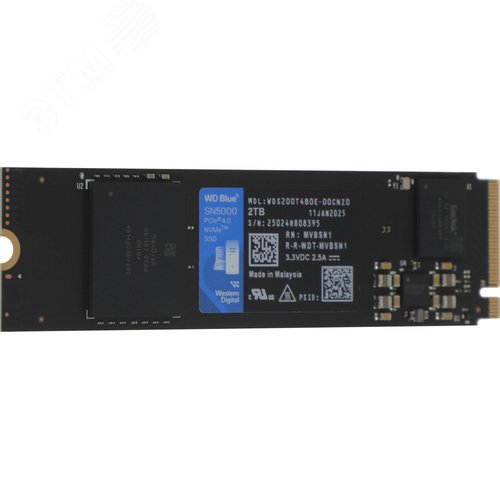 Накопитель SSD М.2 2280 2ТБ Blue, PCIe 4.0 x4, NVMe 1.4, 3D TLC NAND, до 5000/4300 МБ/с - фото 4