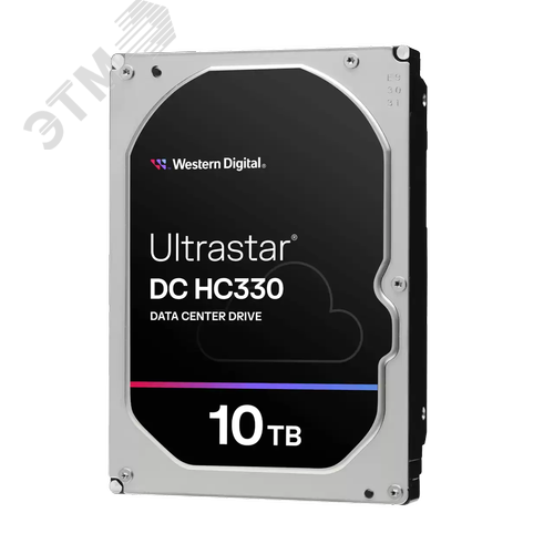 Жесткий диск 10TB Ultrastar 3.5'', SAS, 7200 об/мин, 256 МБ - Western Digital