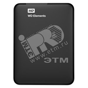 Жесткий диск внешний HDD USB3.0 1000ГБ (1Tb) 2.5 Black (WDBDDE0010BBK-EEUE) - Western Digital