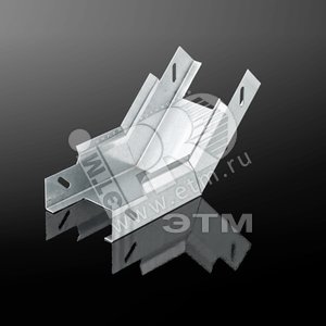 ЛУВГо200х150-135 S=0,7мм лоток угловой вертик. поворот вверх облегчен. глухой полимер. (EI-21.07.20.082) - ASD-Electric
