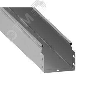Лоток неперфорированный 150х80 L=3м S=1,0мм гор.оцинк. (ST.1508.3010.HDZ) - ASD-Electric