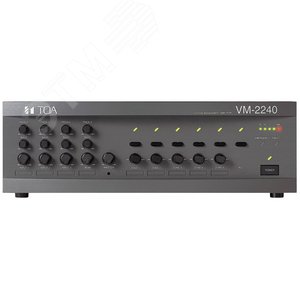 Усилитель серии Venas 5 зон 120Вт 100/70/50В 50Гц-16 кГц THD<1проц 3U (VM-2120 ER) - TOA