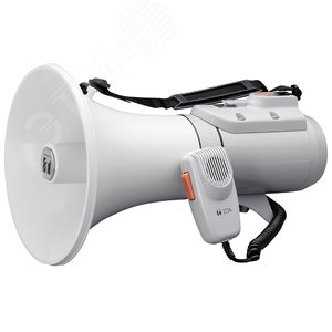 Мегафон наплечный со свистком, 15W, дальность 315м/ свистка 500м, исполнение IP-X4 (ER-2215W EU) - TOA