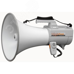 Мегафон наплечный с выносным микрофоном, со свистком, 30W, дальность 800м/ свистка 800м (ER-2230W EU) - TOA