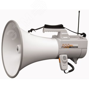Мегафон наплечный с выносным микрофоном, со свистком, 30W, дальность 800м/ свистка 800м (ER-2930W EU) - TOA