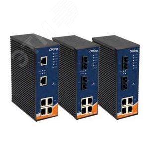 Коммутатор сетевой индустриальный Rugged 4x 10/100TX (RJ-45) + 2x 100FX (Mulit-Mode/SC) (IES-2042FX-MM-SC) - TOA