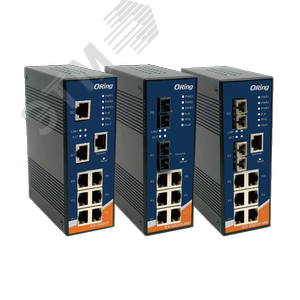 Коммутатор сетевой индустриальный Ethernet Switch Rugged 6x 10/100TX (RJ-45) + 2x100FX (Single Mode/SC) (IES-3062FX-SSSC) - TOA