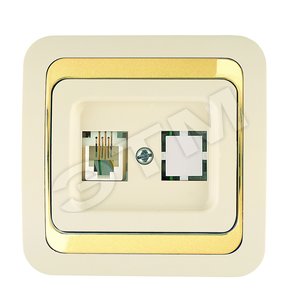 Mimoza крем/крем розетка TF + гнездо - Makel