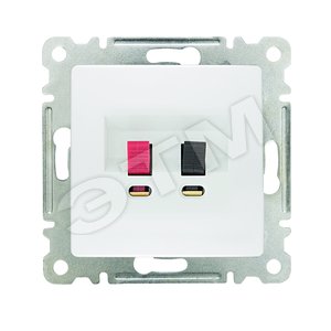 Lillium Розетка Hi-Fi механизм белая - Makel