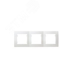 Defne Рамка 3 поста белая
