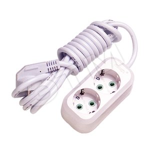 Удлинитель 2x10 м c заземлением - Makel