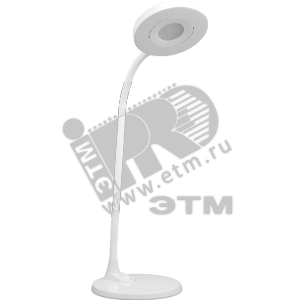 Светильник KT400(1) настольный 220В 5Вт LED белый (KT400(1), белый) - Ультра ЛАЙТ