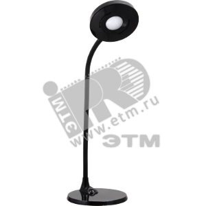 Светильник KT400(1) настольный 220В 5Вт LED черный (KT400(1), черный) - Ультра ЛАЙТ