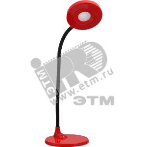 Светильник KT400(1) настол. 220В 5Вт LED, красный (KT400(1), красный) - Ультра ЛАЙТ