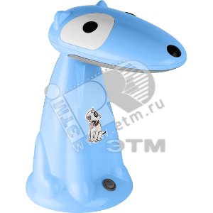 Светильник KT412C Собака настол. 220В18Вт КЛЛ Gx10q(голубой) (KT412C Собака,голуб) - Ультра ЛАЙТ