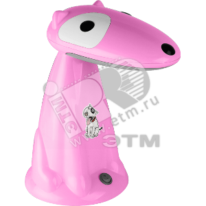 Светильник KT412C Собака настол. 220В18Вт КЛЛ Gx10q(розовый) (KT412C Собака,роз) - Ультра ЛАЙТ