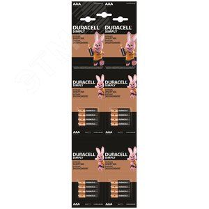 Элемент питания LR03-4BL BASIC 4х4 5009140/5008102 - Duracell