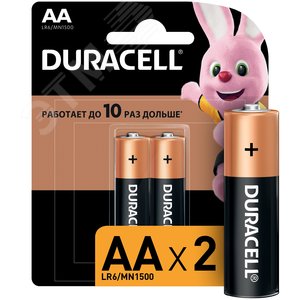 Элемент питания LR6-2BL BASIC CN (24/96/10752) - Duracell