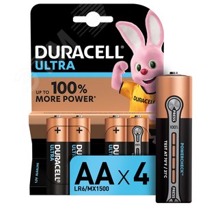 Элем. Пит. Duracell LR6-4BL Ultra Power (4/80/18240)