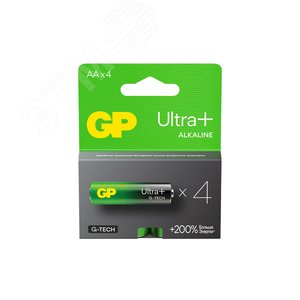Батарейка алкалиновая c технологией G-tech GP Ultra Plus Alkaline 15А AА - GP