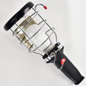 Светильник переносной 60w с выключателем 2Р+РЕ 1х16А 220-240V каучуковая ручка - Lezard