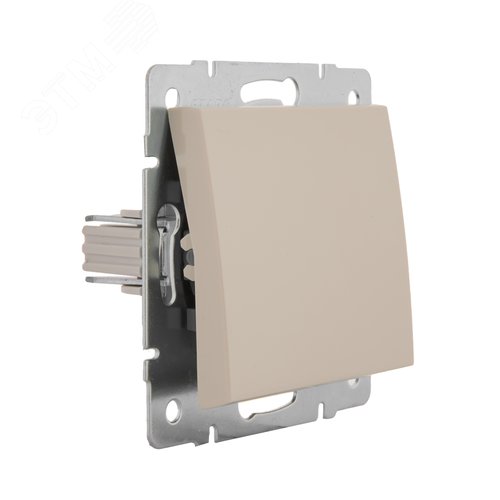 Выключатель RAIN крем механизм 2