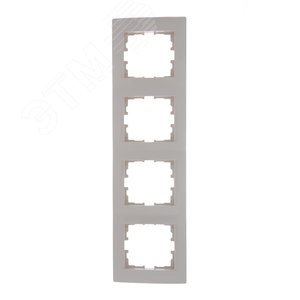 KARINA Рамка 4-ая вертикальная б/вст крем (10шт/120шт)