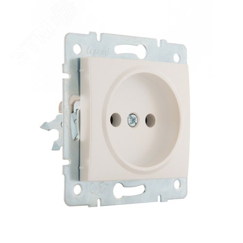 KARINA Розетка б/з керамика жемчужно-белый перламутр (10шт/120шт) 2