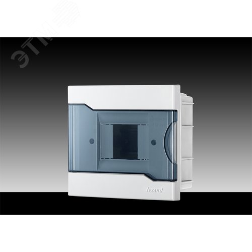 Бокс с прозрачной крышкой ЩРВ-П-4 для внутр. уст. 4-х модульных устройств - Lezard