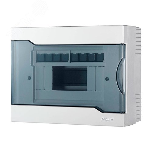 Щит распределительный навесной ЩРН-П-8 пластиковый с прозрачной крышкой