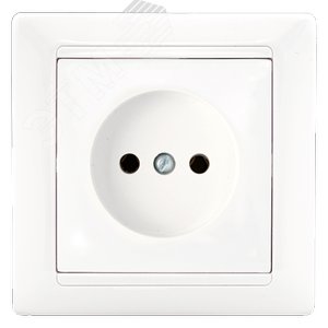 Беларусь розетка для скрытой установки            2P/16A/250VAC/Белый