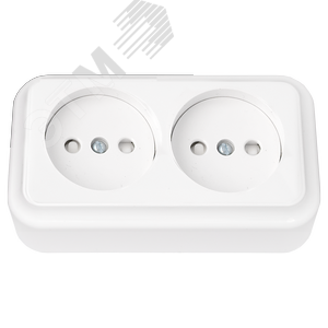 Беларусь Розетка двойная наружная со шторками