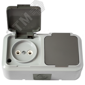 Беларусь Розетка двойная наружная IP54