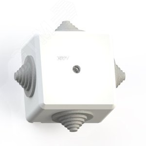 IP44 Коробка ответвительная открытой установки КОА-002-БК без контактной группы 60х60х42, белая - Кунцево