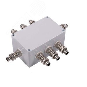 Коробка коммутационная КВМК 281812 Exd (A(2 КВ    М20КМ20-Л)-С(1 КВ                                 М25КМ25-Л)-(10х2.5ммП)корпус из алюминиевого      сплава) - СМД