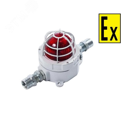 Оповещатель световой пожарный взрывозащищенный Орбита МК М 220 С А КМ15 (СМД0000000674)