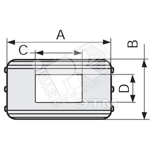 Накладка 100 CSA-3N под розетку TA-GN In-liner - DKC (ДКС)