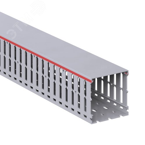 Короб перфорированный RL12 80x80 серый QUADRO - DKC (ДКС)