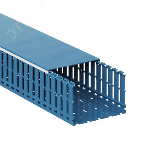 Короб перфорированный синий RL12 120x80 2