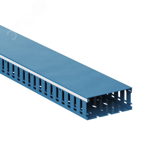 Короб перфорированный синий RL12 100x40