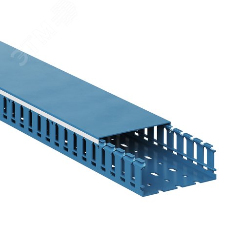 Короб перфорированный синий RL12 100x40 2