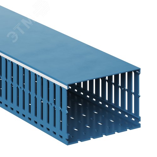 Короб перфорированный синий RL12 150х10