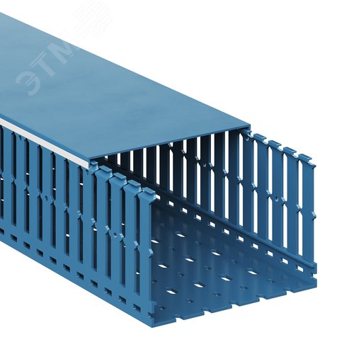 Короб перфорированный синий RL12 150х10 2