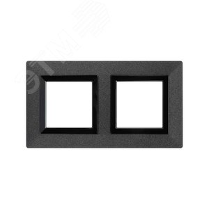 Рамка из металла, ''Avanti'', графитовая, 4 модуля