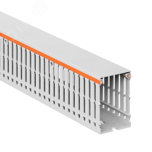 Короб перфорированный RLHF6 40x60, без галогенов, светло-серый - DKC (ДКС)