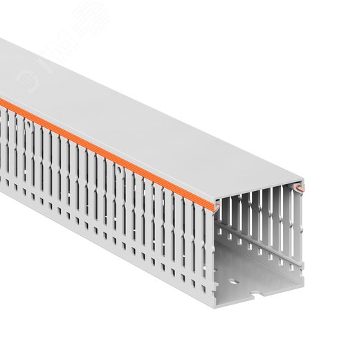 Короб перфорированный RLHF6 60x60,  без галогенов, светло-серый - DKC (ДКС)