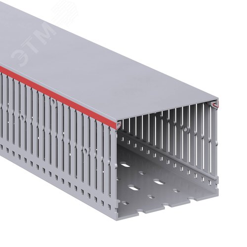 Короб перфорированный RL6 100x80 серый QUADRO - DKC (ДКС)