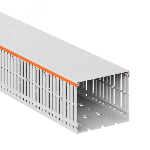 Короб перфорированный RLHF6 100x80, без галогенов, светло-серый - DKC (ДКС)