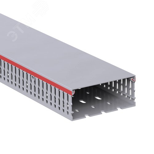 Короб перфорированный RL6 100x40 серый QUADRO - DKC (ДКС)
